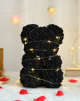 Teddy Rose Flower Bear with Box Romantic Gift